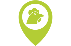 Icono de software que representa el módulo de Recepción de Aves Vivas (LBR) de CAT² para plantas avícolas, utilizado para rastrear llegadas en vivo y gestionar datos por lote.