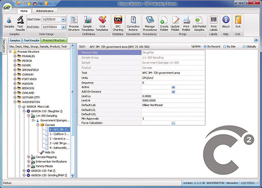 Laboratory information management system LIMS for food manufacturers