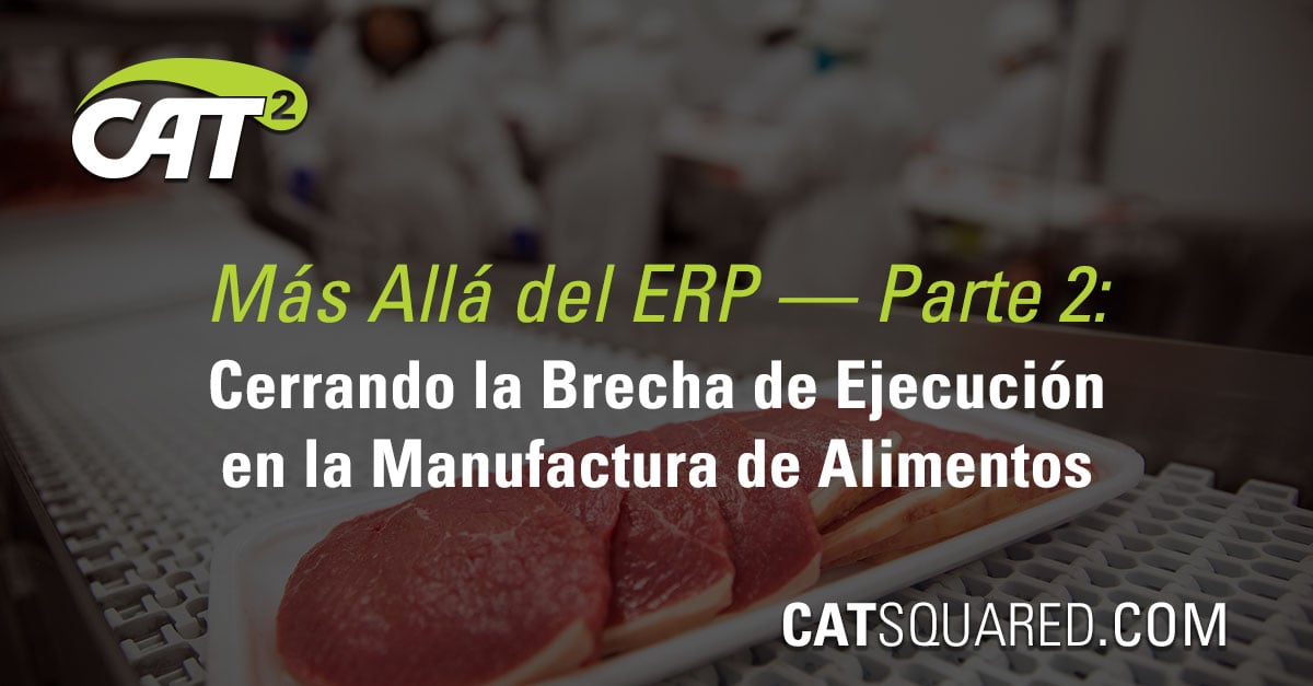 Más Allá del ERP – Parte 2: Cerrando la Brecha de Ejecución en la Manufactura de Alimentos